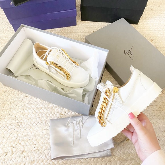 New Giuseppe Zanotti Frankie Chain Sneakers - Picture 4 of 9